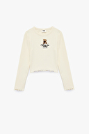 Koton Kız Çocuk Tişört 6WKG10330AK