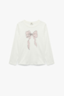 Koton Kız Çocuk Tişört 6WKG10388AK