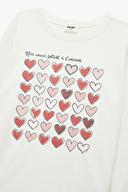 Koton Kız Çocuk Tişört 6WKG10390AK