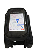 Zozo Bisiklet Kadro Üstü Heybe Siyah