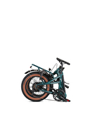 Loop Elektrikli Bisiklet COASTER - 20 Jant " - Katlanır (FAT Bike) - 7 Vites - Elektrikli - Yeşil-Gri