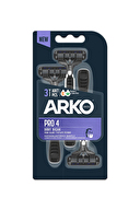 Arko Men Pro4 Tıraş Bıçağı 3'lü