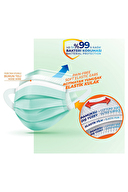 Evony Medikal Maske 3 Katlı Telli Full Ultrasonik 50'li