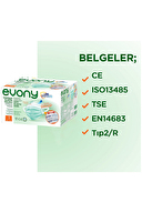 Evony Medikal Maske 3 Katlı Telli Full Ultrasonik 50'li