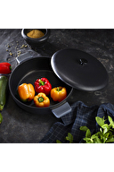 Ar Yıldız Pro Grade Basık Tencere 28 cm