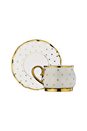 Ar Yıldız Hena Türk Kahve Fincan Takımı 6 Kişilik