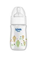 Wee Baby Klasik Plus Geniş Ağızlı Isıya Dayanıklı Cam Biberon 180 ml