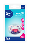 Wee Baby Desenli Damaklı Emzik No:2