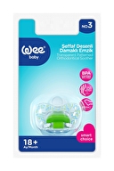 Wee Baby Şeffaf Desenli Damaklı Emzik No:3