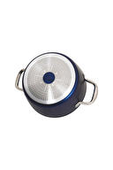Leggno Master Titanium Derin Tencere Metalik Mavi 20 cm