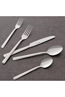 Hisar Imbat Paslanmaz Çelik Çatal Kaşık Bıçak Takımı 36 Parça 6 Kişilik