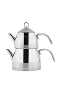 Hisar Orion Çelik Çaydanlık 1L+2L