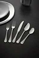 Hisar Contour Paslanmaz Çelik Eskitme Çatal Kaşık Bıçak Takımı 84 Parça