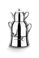 Korkmaz A334 Nosta Mega 2000 W Çelik Demlikli Semaver