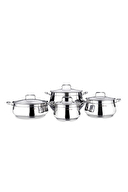 Korkmaz Estima Çelik Tencere Seti 8 Parça