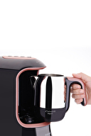 Korkmaz A862-02 Kahvekolik Aqua Rose Gold/Siyah Otomatik Türk Kahve Makinesi