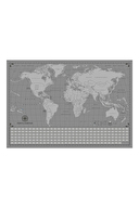 Kazınabilir Dünya Haritası 70x100 Cm