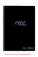 Keskin Color Free A4 100 Yaprak Kareli PP Kapak Spiralli Defter