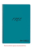 Keskin Color Free A4 100 Yaprak Kareli PP Kapak Spiralli Defter