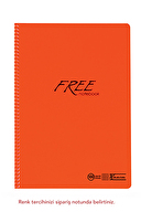 Keskin Color Free A4 100 Yaprak Kareli PP Kapak Spiralli Defter