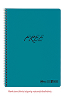 Keskin Color Free A4 100 Yaprak Çizgili PP Kapak Spiralli Defter