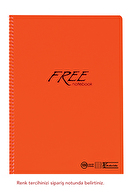 Keskin Color Free A4 100 Yaprak Çizgili PP Kapak Spiralli Defter