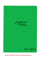Keskin Color Free A4 100 Yaprak Çizgili PP Kapak Spiralli Defter