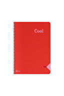 Keskin Color A4 72 Yp.Düz PP Kp.Spiralli Cool Defter