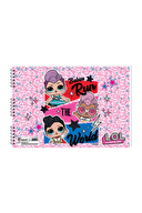 L.O.L. 25x35 15 Yaprak Karton Kapak Spiralli Resim Defteri