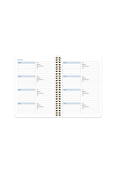 Keskin A5 Spiralli Akademik Ajanda - Mavi