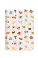 Keskin 18,5*26 48 Yp Çiz.Tel Dik. Kuşe Kap.Uninote Coffee Time Defter