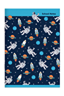 Keskin A4 80 Yp Kar.Tel Dikişli Karton Kapak Ufo Defter