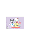 Resim Defteri Hello Kitty and Friends 17x25 cm 15 yaprak Spiralli
