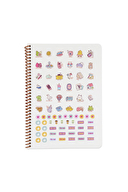 Keskin A4 80 Yp.Kar. PP Kp.Spiralli Glitter Defter