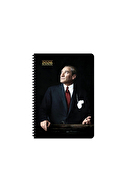 Keskin 2026-17*24 Atatürk Günlük Spiralli Ajanda - Cumhurbaşkanı