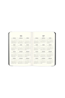 Keskin 2026-17*24 Ciltli Limited Edition Günlük Ajanda - Siyah