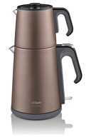 Arzum AR3080-T Çay Sefası Toprak 1650 W Çelik Çay Makinesi