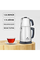 King Tealuxe Çelik Çay Makinesi KCM334