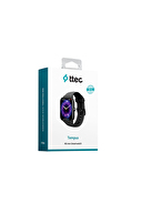 ttec Tempus 46 mm TFT Ekranlı Dikdörtgen Kasa Akıllı Saat 2SW01S-Siyah