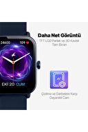 ttec Tempus 46 mm TFT Ekranlı Dikdörtgen Kasa Akıllı Saat 2SW01M-Lacivert