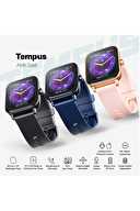 ttec Tempus 46 mm TFT Ekranlı Dikdörtgen Kasa Akıllı Saat 2SW01RA-Rose Gold