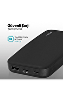 ttec ChargeUp 10.000mAh 15W Taşınabilir Şarj Aleti / Powerbank Siyah