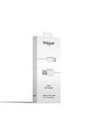 Mojue Şarj ve Veri Aktarım Kablosu Type-C Beyaz