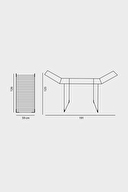 Harbinger Show Lüx Alüminyum Çamaşır Kurutma Askısı MM080