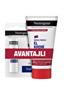 Neutrogena El Kremi Parfümsüz 75 ml+Dudak Nemlendirici Balm