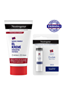 Neutrogena El Kremi Parfümsüz 75 ml+Dudak Nemlendirici Balm
