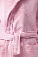 Özdilek Girl Butterfly Kapüşonlu Kadife Çocuk Bornozu 13/14 Yaş