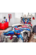 Özdilek Superman Stone Tek Kişilik Lisanslı Çocuk Nevresim Takımı