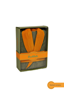 Özdilek Neon Kadife Şal Yaka Erkek Bornoz