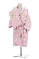 Özdilek Barbie Star Lisanslı Çocuk Bornoz Seti 5/6 Yaş